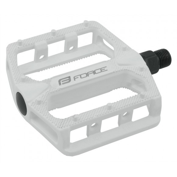 Pedale BMX Force Hot aluminiu albe Pedale BMX Force Hot aluminiu albe