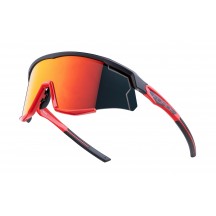 Ochelari Force Sonic, lentila rosie oglinda, negru/rosu