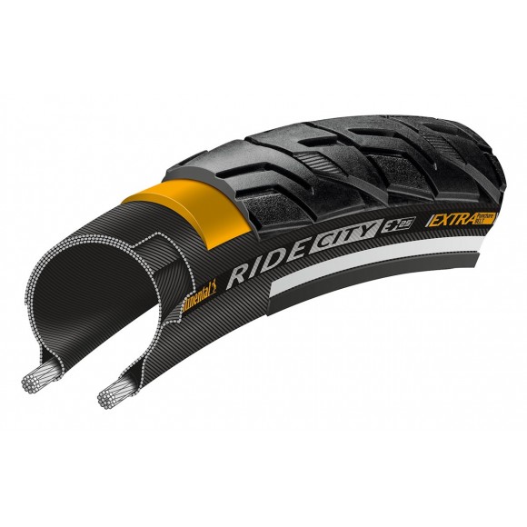 Anvelopa Continental Ride City Reflex EXTRa PunctureBelt 32-622 (28*1 1/4 *1 3/4) negru