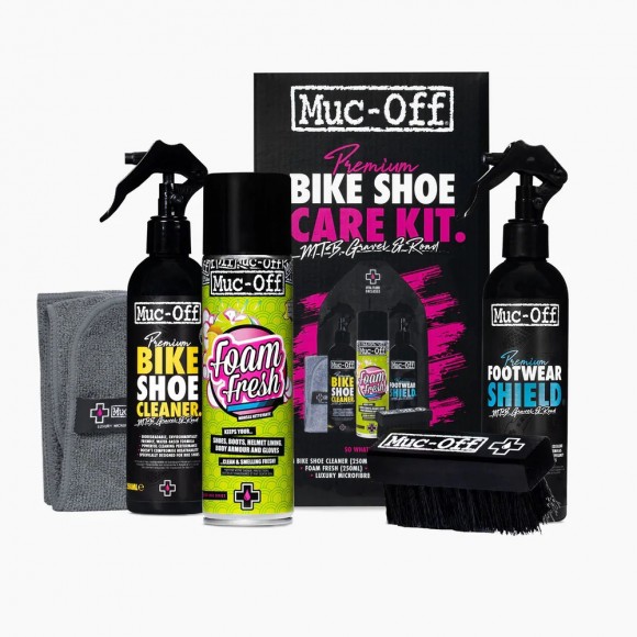 Kit pentru curatare incaltaminte Muc-Off Premium Bike Shoe Care Kit Kit pentru curatare incaltaminte Muc-Off Premium Bike Shoe Care Kit