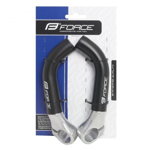 Coarne Force Duo 11cm Al. argintiu/negru mat Coarne Force Duo 11cm Al. argintiu/negru mat