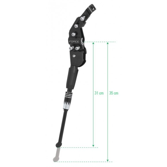Picior sprijin Force Neo 24-28 Al negru Picior sprijin Force Neo 24-28 Al negru