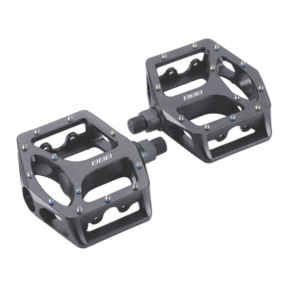 BBB Pedale BPD-32 MountainHigh aluminiu ax CroMo Negru Mat BBB Pedale BPD-32 MountainHigh aluminiu ax CroMo Negru Mat