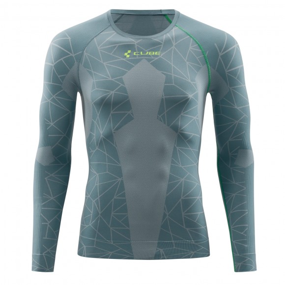 Bluza De Corp Cube Race Be Cool L/S Grey Green Bluza De Corp Cube Race Be Cool L/S Grey Green