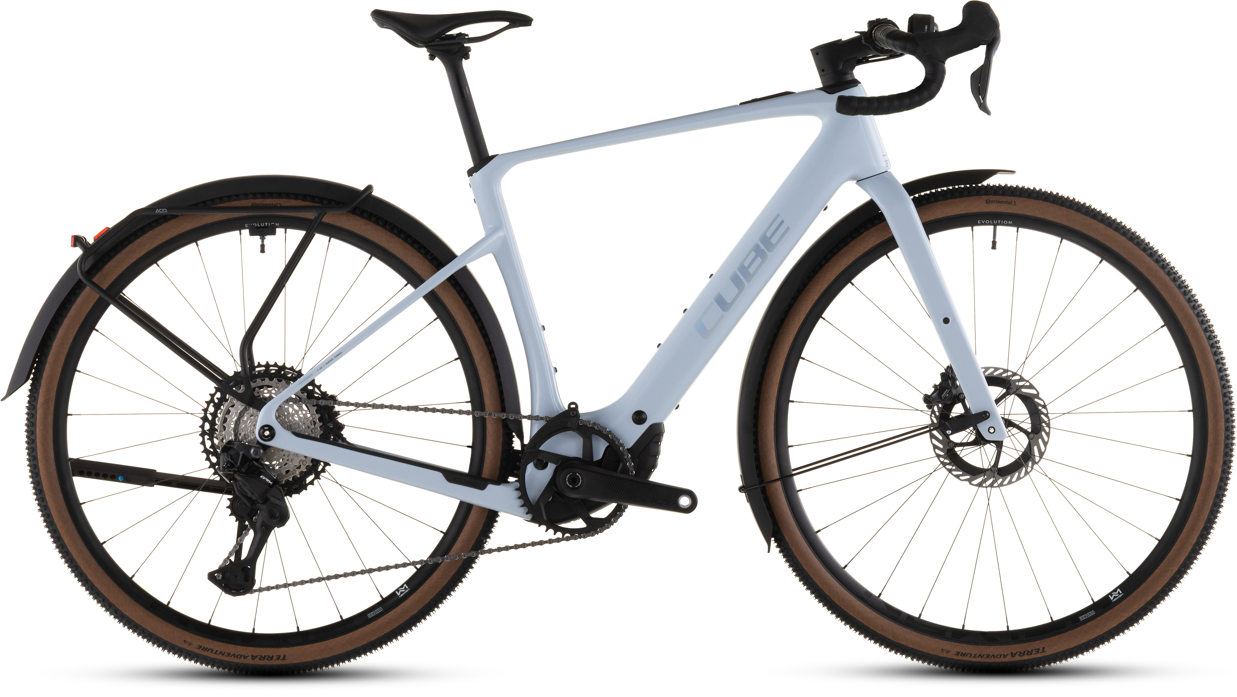 BICICLETA ELECTRICA CUBE NUROAD HYBRID C:62 SLX 400X FE ICEBLUE