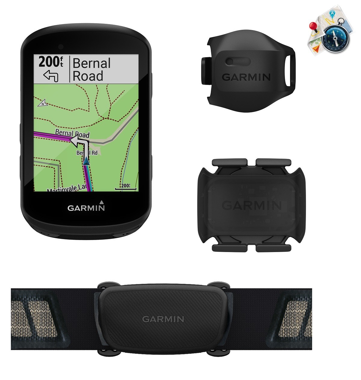 GPS Garmin Edge 530 pachet senzori, Culoare: Black